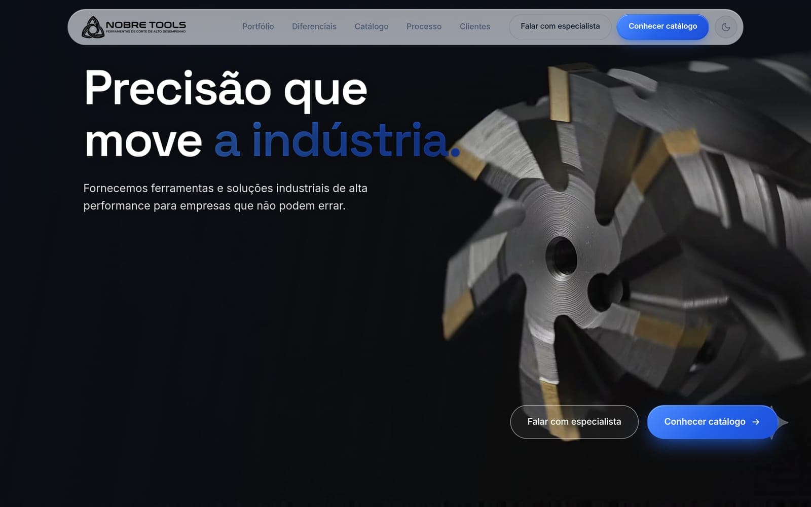 Tela da Nobre Tools
